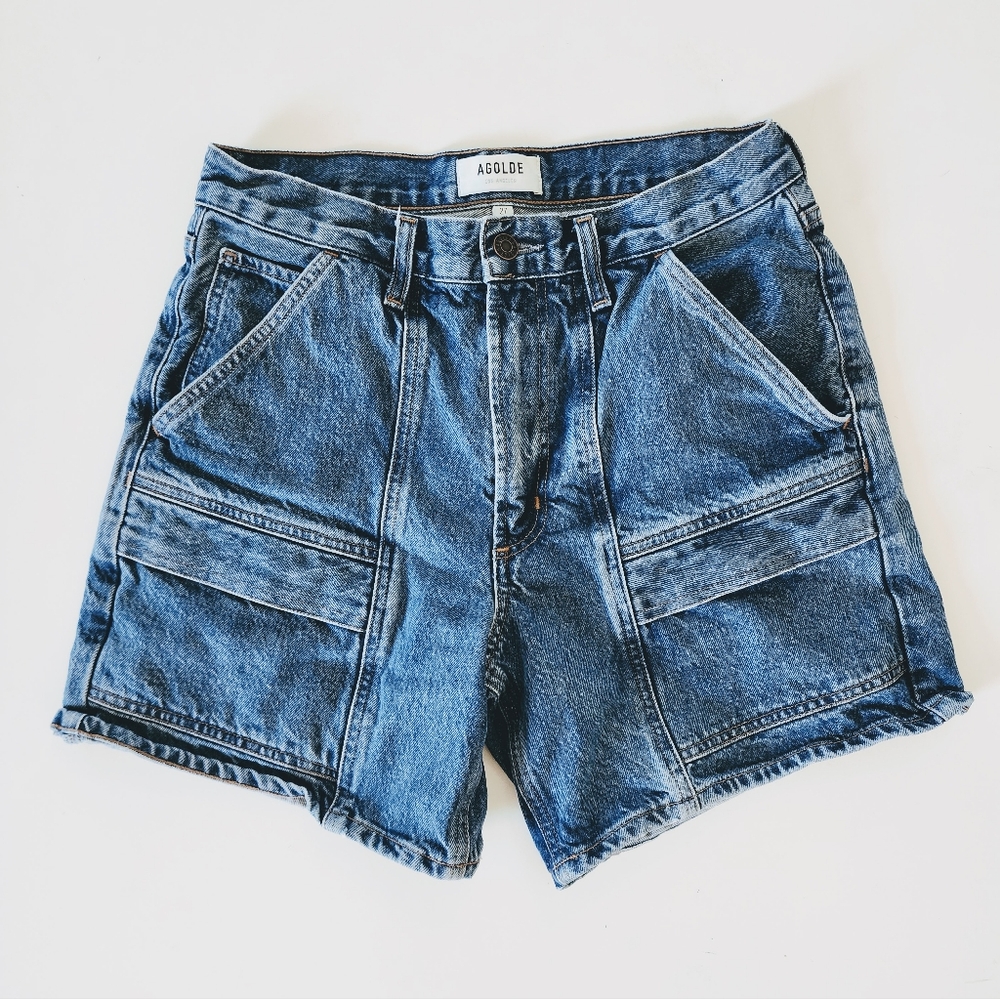 Agolde 'Parker' Cargo Shorts-Size: 27